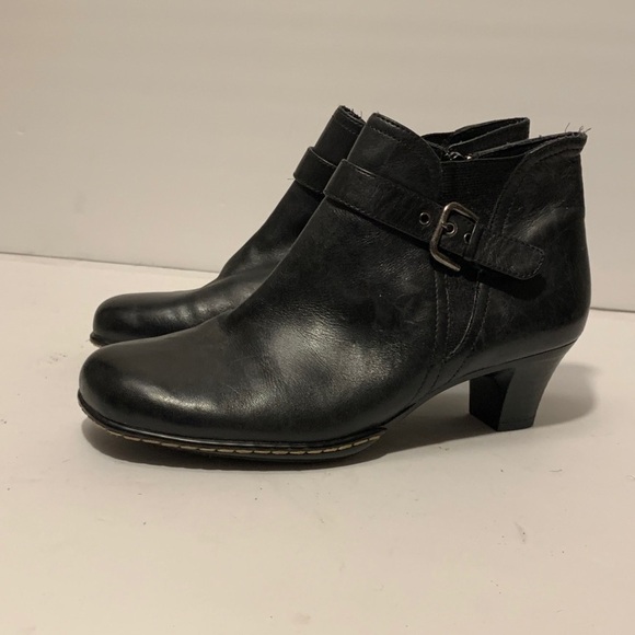 M Patrick black leather shoes boots - Picture 6 of 11